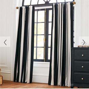 Pottery Barn Emily & Meritt Circus Stripe Blackout Curtains